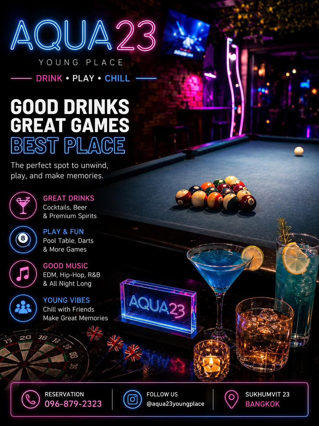 deespotnight0310 AQUA23 🎱🍸 คืนนี้มาปล่อยใจให้สนุกแบบ Japanese Style Nightlife 