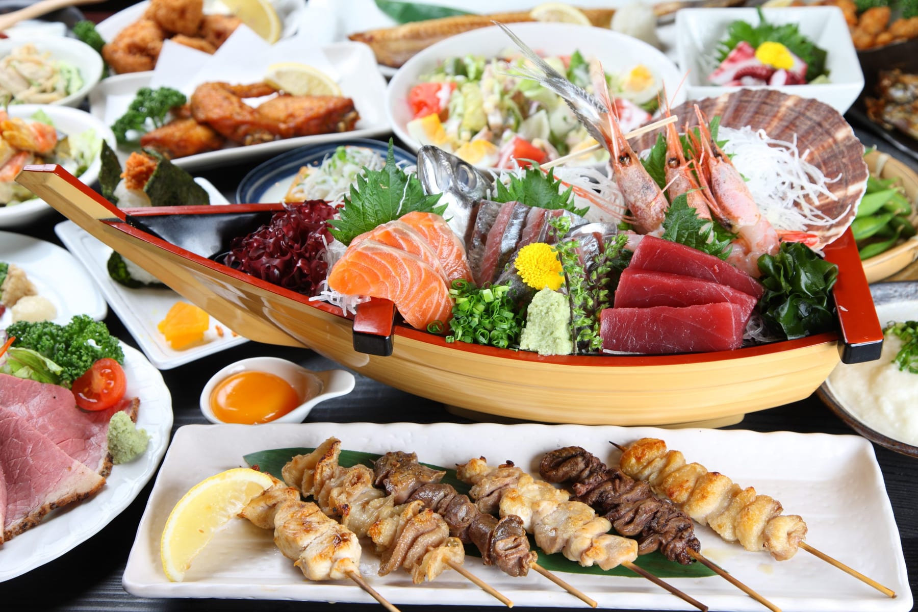 和食の盛り合わせ